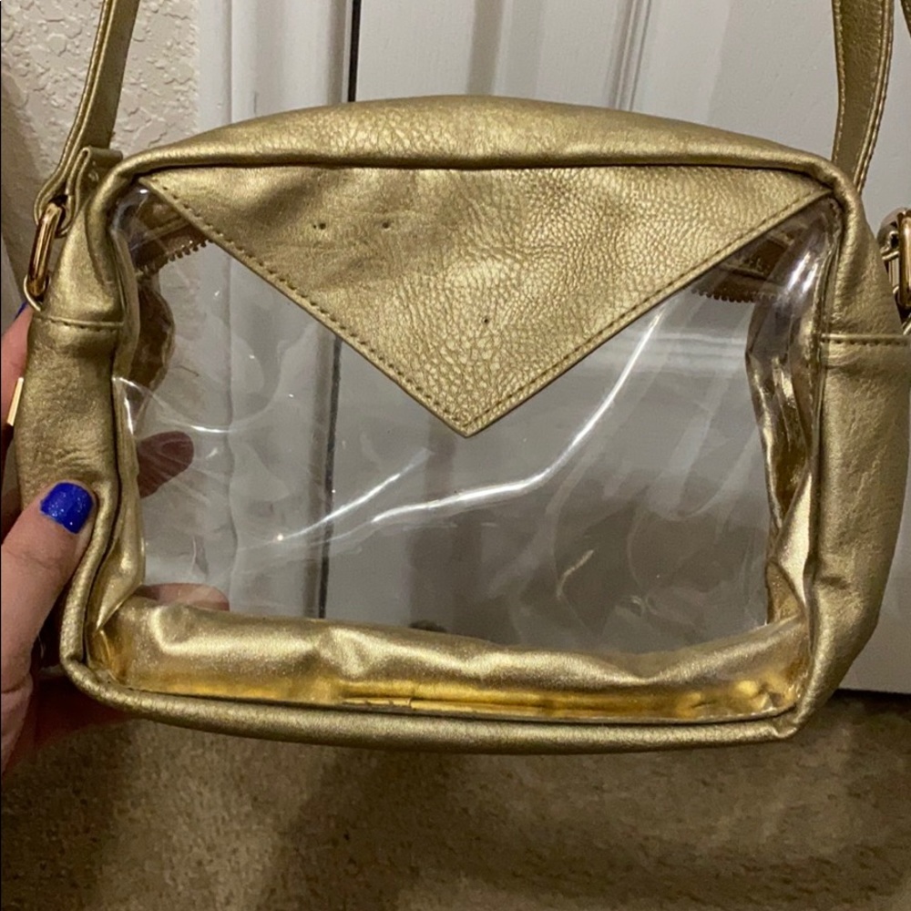 Packed party transparent crossbody